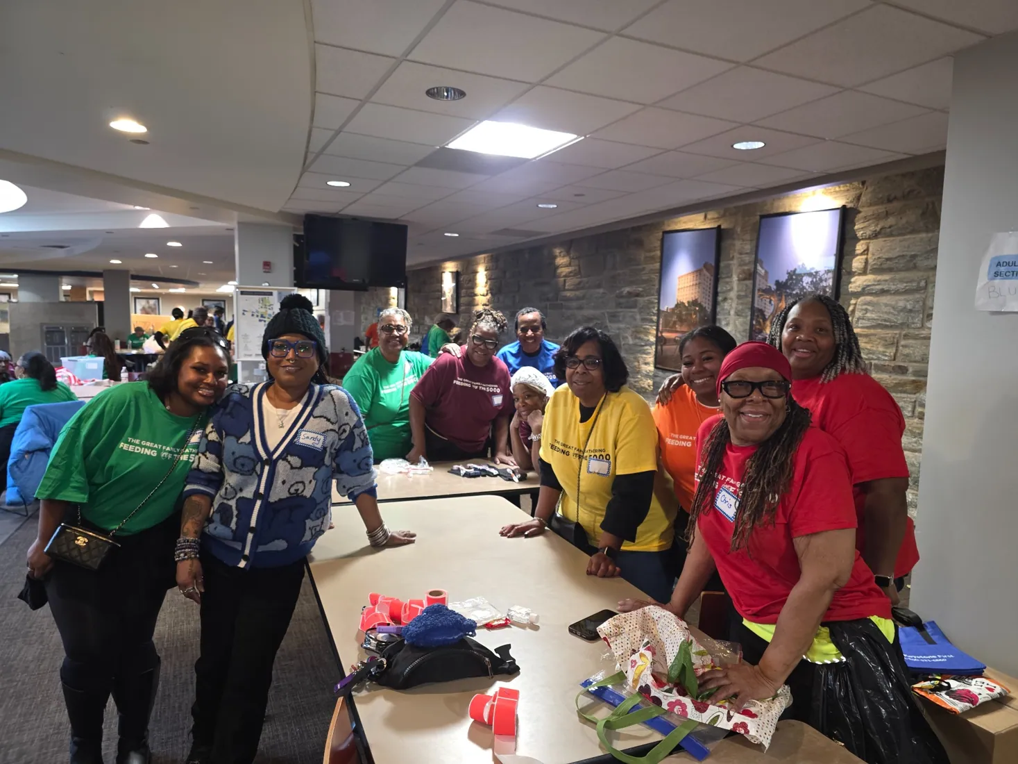 Gathering volunteers